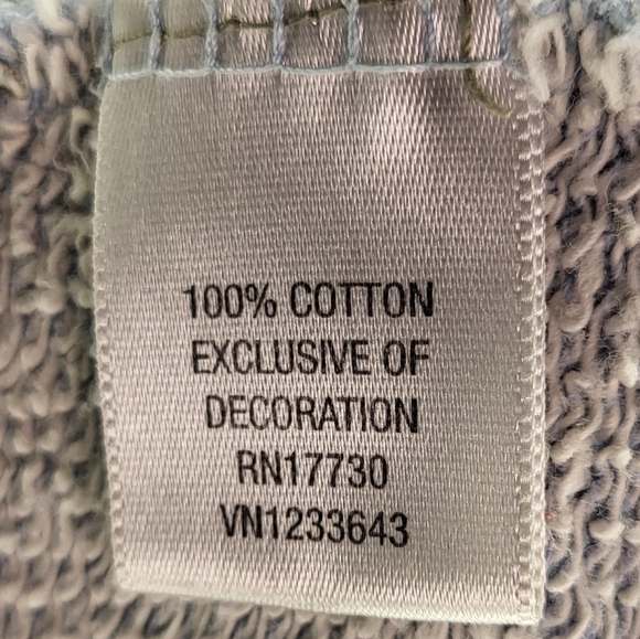 Converse Light Blue Roll Sleeve Zip Hoodie size XSmall - Picture 6 of 7